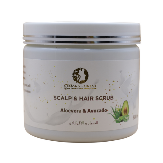 Aloevera & Avocado Scalp & Hair Scrub