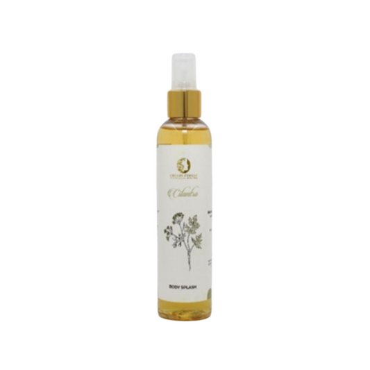 Indulge your senses with Cilantra body splash. This refreshing fragrance will leave you feeling invigorated and confident all day long. Its unique blend of scents will awaken your senses and leave a lasting impression.