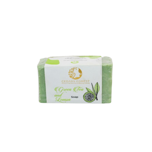 Indulge in a refreshing shower experience with Green Tea Lemon soap. Made with natural ingredients, this soap will not only cleanse your skin but also leave it feeling invigorated and hydrated. Enjoy the invigorating scent of green tea and lemon while nourishing your skin. Because great skin doesn't have to be complicated.