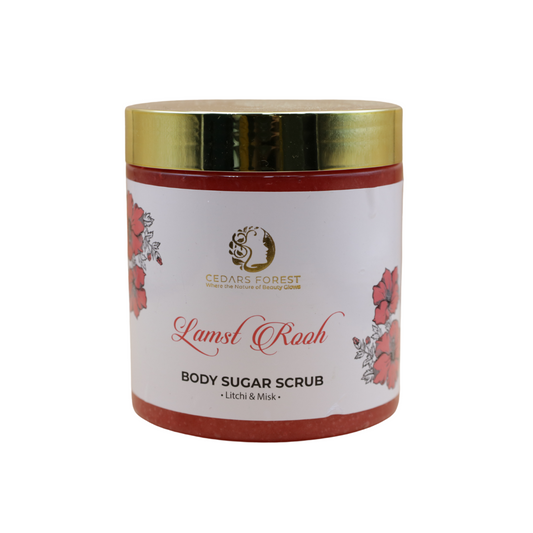 Indulge in the luxury of Lamst Rooh body scrub. This exquisite scrub gently exfoliates your skin, leaving it smooth, soft, and radiant. Enjoy the tantalizing scents of nature as you pamper yourself with this alluring product.