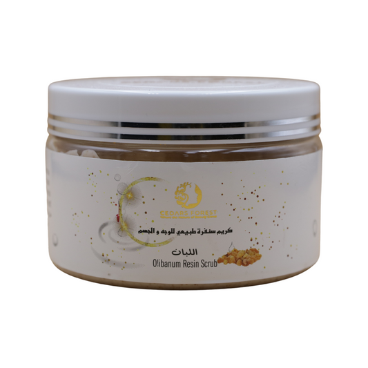 Our Olibanum Resin Scrub is formulated with natural Olibanum Resin, known for its antimicrobial and anti-inflammatory properties. This gentle yet effective scrub removes impurities and dead skin cells, leaving your skin feeling fresh and rejuvenated. A natural solution for healthier, smoother skin.