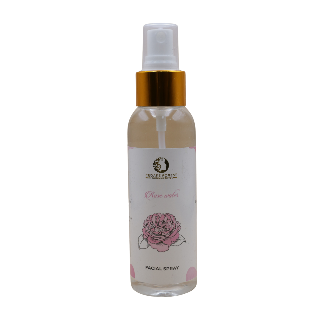 Introducing our luxurious Rose Water face spray. Infused with the finest rose petals, this product will leave your skin feeling refreshed and rejuvenated. Perfect for daily use as a toner or setting spray. Elevate your skincare routine with the delicate scent and nourishing benefits of rose.