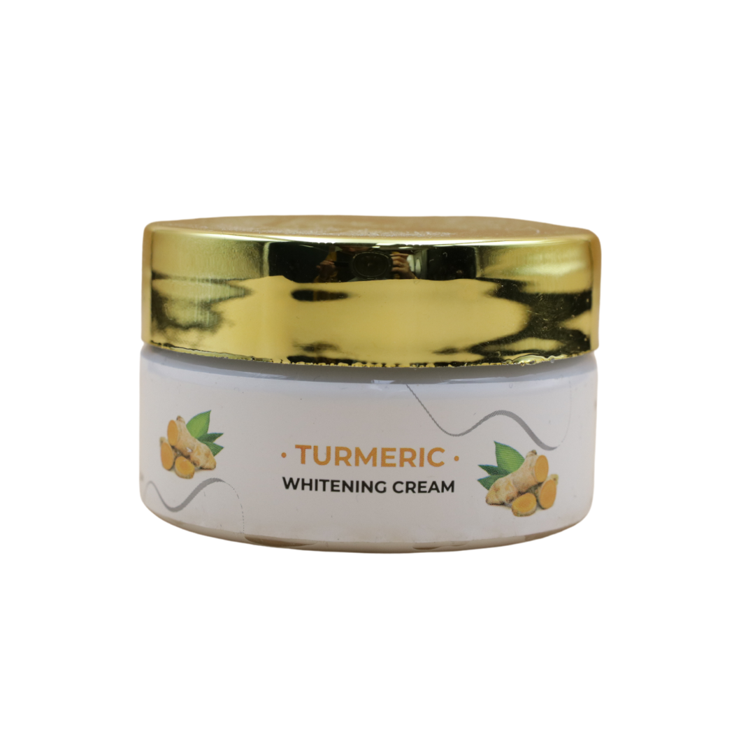 Transform your skin with the power of Turmeric Whitening Cream! Let this bold cream be your ultimate adventure in achieving a brighter, more even complexion. With the natural benefits of turmeric, this cream will leave your skin feeling radiant and revitalized. Say goodbye to dull skin and hello to a daring new look!